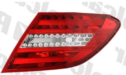 Mercedes W204 "C" 03/2011- zadné svetlo LED pravé /pre SDN,SPORTCOUPE/
