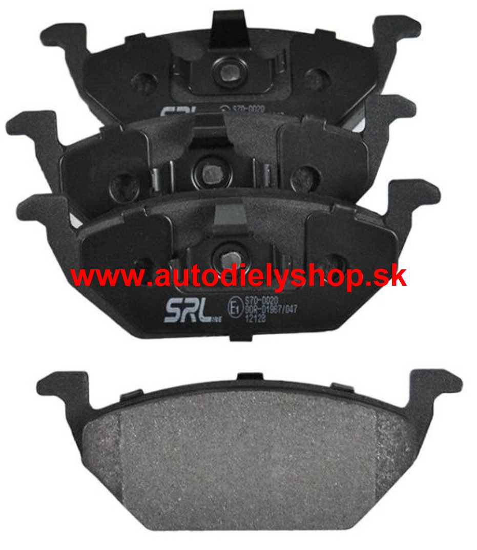Seat TOLEDO 4/99-11/04 predné platničky Sada / SRL /