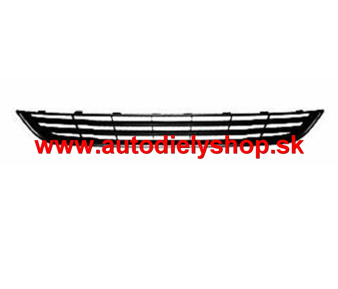 Ford FIESTA 2013- mriežka predného nárazníku / dolná čierna