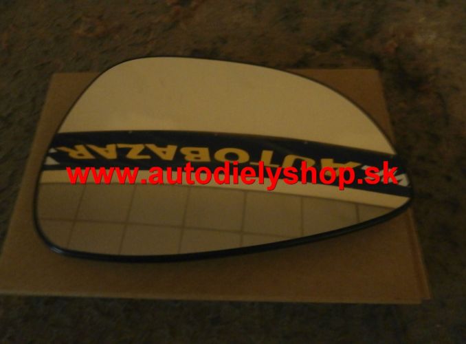 Ford FIESTA 2013- Sklo zrkadla pravé /s držiakom/