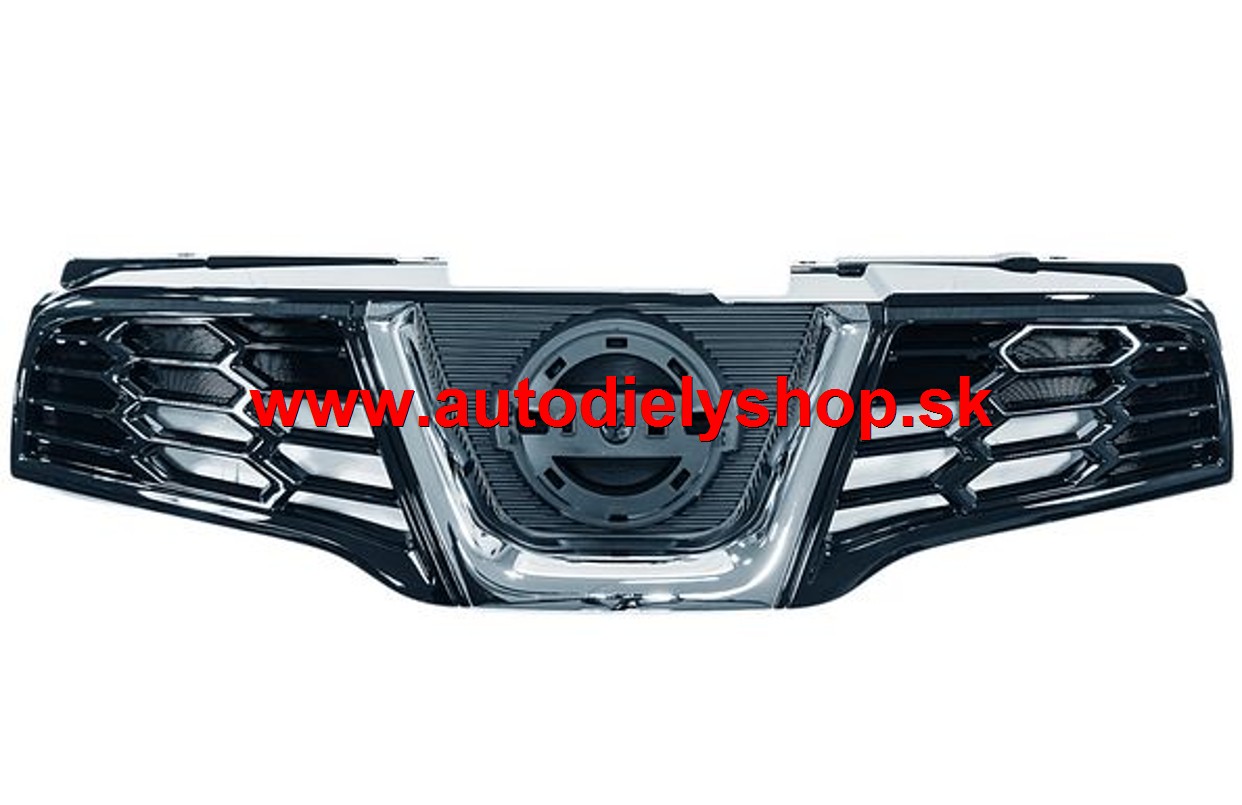 Nissan QASHQAI 2010-2014 predná maska chróm/čierny