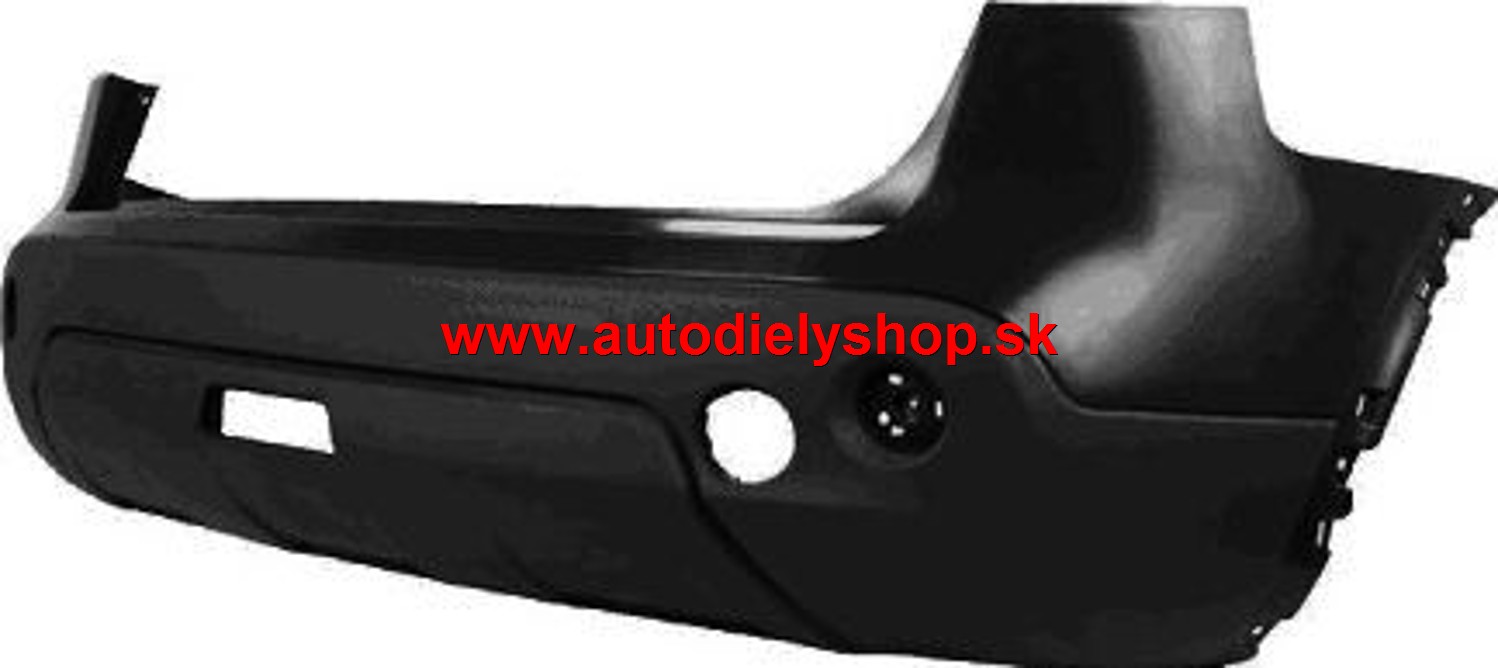 Nissan QASHQAI 2010-2014 zadný nárazník pre lak 