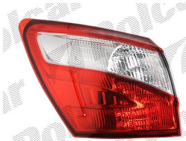 Nissan QASHQAI 2010-2014 zadné svetlo LED vonkajšie ľavé /VALEO//7 miestny/