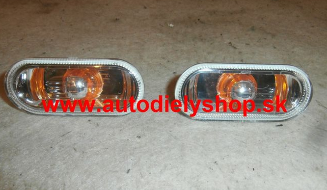 Škoda CITIGO 10/2011- bočné smerovky číre Sada L+P / žlté vnútro