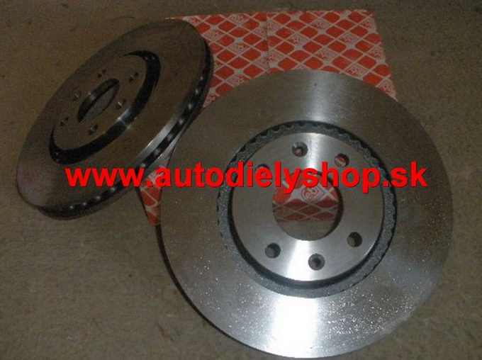 Škoda Fabia 9/99-7/04 predné brzdové kotúče 256mm / FEBI /