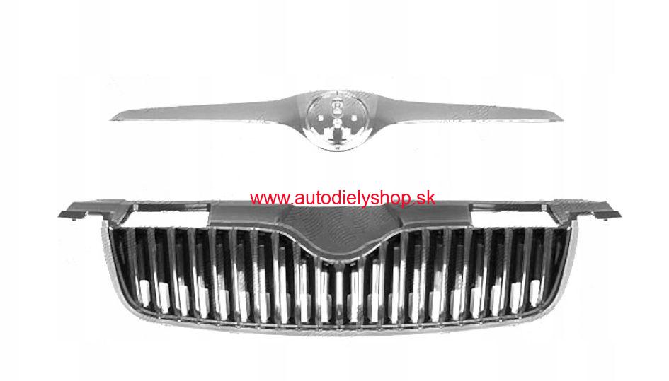 Škoda FABIA 1/07- maska / komplet s chromom