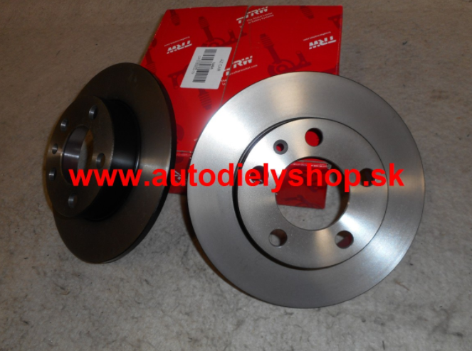 Audi A3 9/00-5/03 zadné kotúče 232mm Sada / TRW /