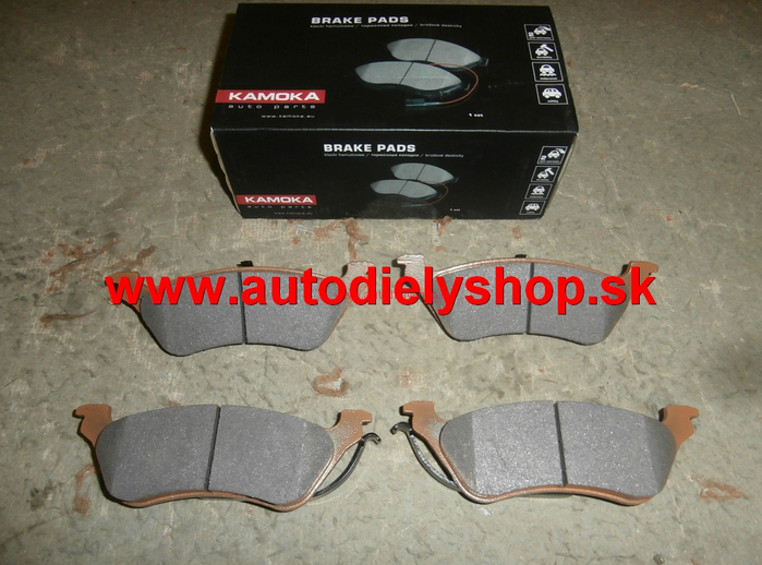 Chrysler VOYAGER 01-04 zadné platničky Sada / KAMOKA
