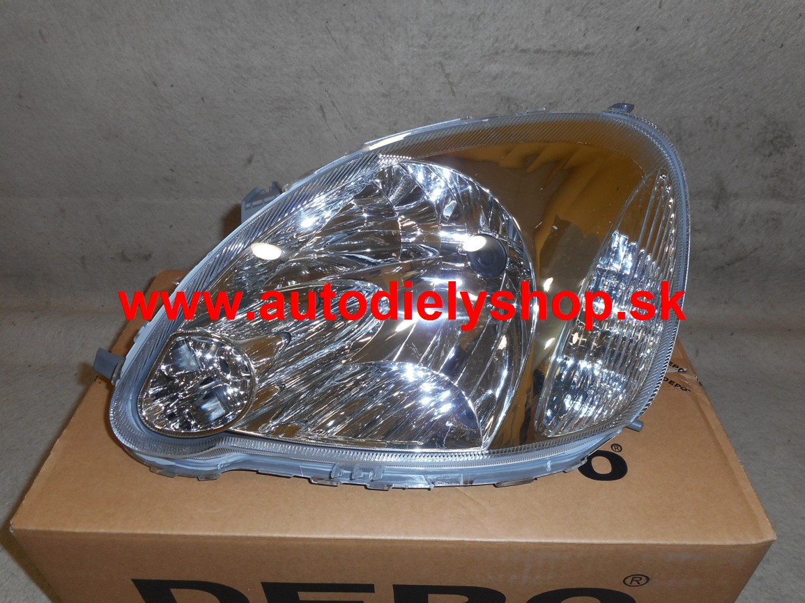 Toyota YARIS 4/02-1/06 predné svetlo Lavé /typ ICHKOCH/