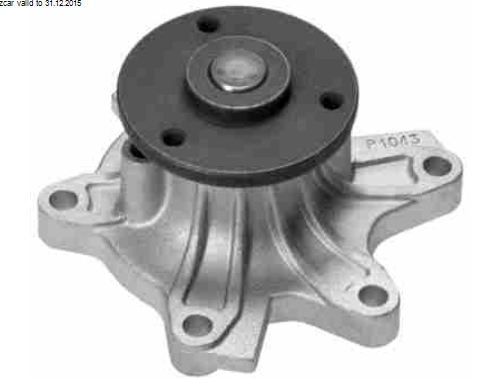 Toyota YARIS 4/99-1/06 vodná pumpa /1,3-1,5-1,4D4D/