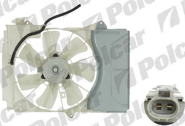 Toyota YARIS 4/99-1/06 ventilátor cladičov 1,0i s AC od 3/2003