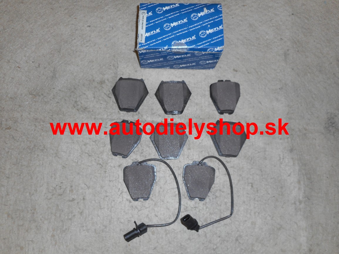 Audi A6 7/01-4/04 predné platničky Sada  typ TRW