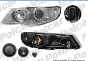 VW TOUAREG 11/02-12/06 predné svetlo H7+H9 Lavé /DEPO/ od 07-