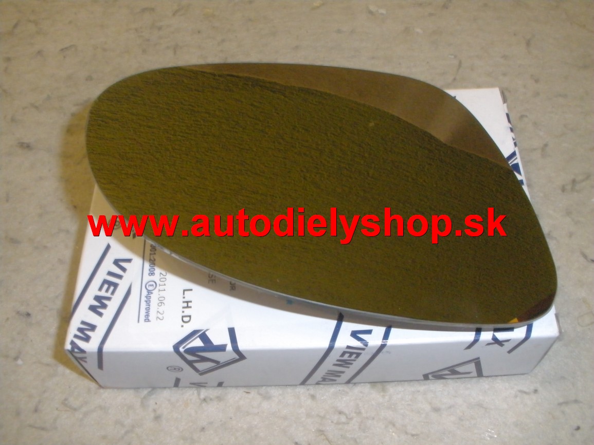 VW GOLF V Plus 01/05- sklo zrkadla pravé,vyhrievané 