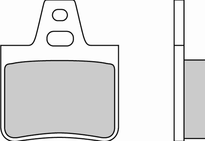 Citroen XM 7/89-01- zadné brzdové platničky 