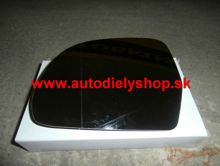 Audi Q3 06/11- sklo zrkadla ľavé,vyhrievané