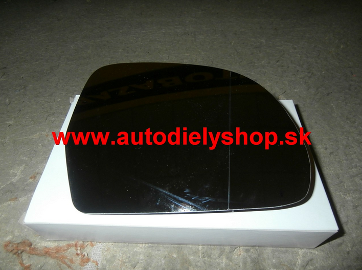 Audi Q3 06/11- sklo zrkadla pravé,vyhrievané