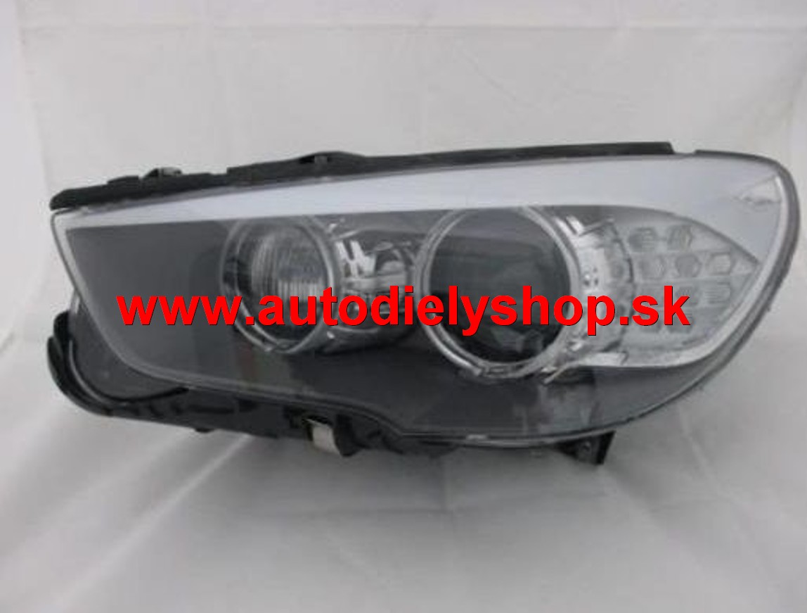 BMW 5 F07 GT 06/09- predné svetlo el.s motorčekom D1S+H7 /HELLA/ ľavé