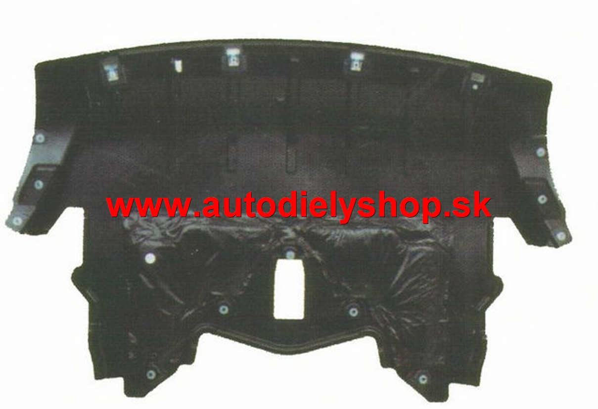 BMW X5 E70 04/10- kryt motora pre 3.0dX/3.5dX/4.0dX/M5.0dX PREDNÁ