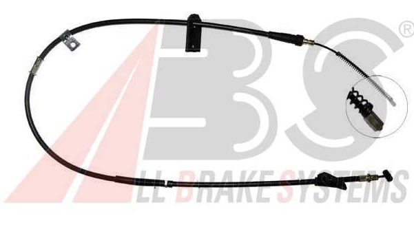 Opel AGILA 4/00-4/08 ťažné lanko parkovacej brzdy zadné pravé 