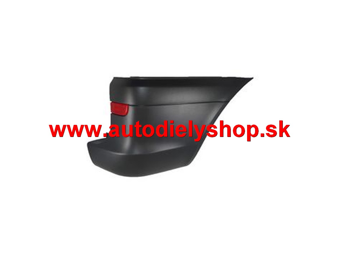 Mercedes VITO, VIANO 10/10- ROH ZD. NÁRAZNÍKA ČIERNY (RÁZVOR 3200MM) ORIGINÁL p
