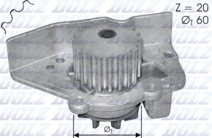  Fiat CINQUECENTO 7/91-1/98 vodné čerpadlo 
