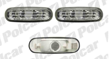 Fiat FIORINO 02/08-bočné smerovky -hladké sklo -dymové L+P