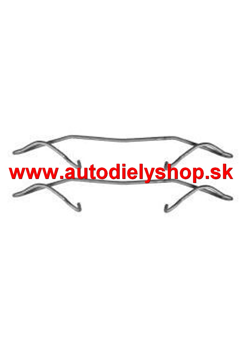 Ford FOCUS C-MAX 10/03-3/07 príslušenstvo brzdových dostičiek 