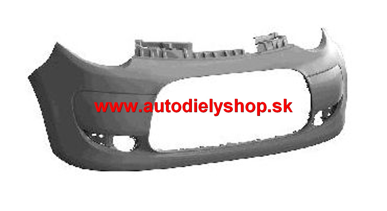 Citroen C1 2/2009-2012 predný nárazník pre lak 