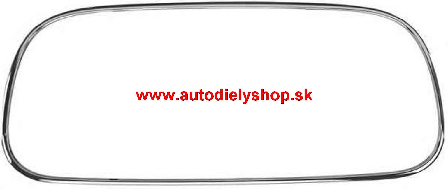 Citroen C1 2/2009-2012 chrómový rámček do predného nárazníku 
