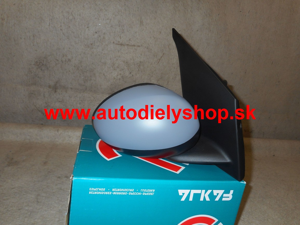 Citroen C1 2/2009-2012 spätné zrkadlo mechanické pre lak pravé 
