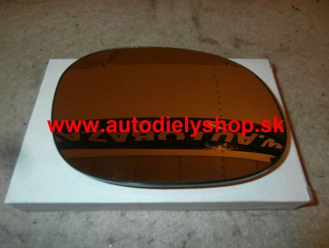 Citroen C3 Pluriel 09/03-07/10 sklo zrkadla pravé vyhrievané/ s držiakom /