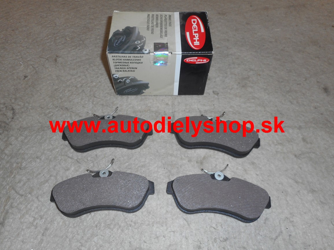 Citroen C3 Pluriel 09/03-07/10 predné platničky sada /DELPHI/