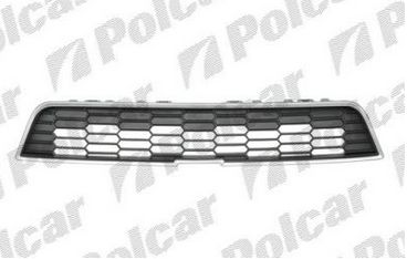Chevrolet AVEO 05/11- kryt v prednom nárazníku horný chróm/čierny