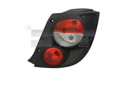 Chevrolet AVEO 05/11- zadné svetlo pravé /čierne pozadie/