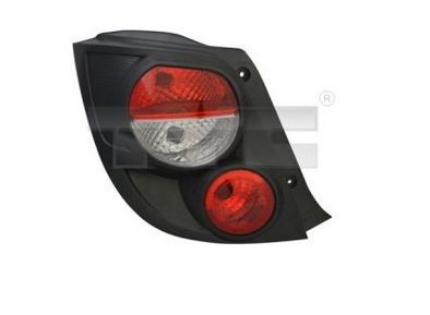 Chevrolet AVEO 05/11- zadné svetlo ľavé /čierne pozadie/