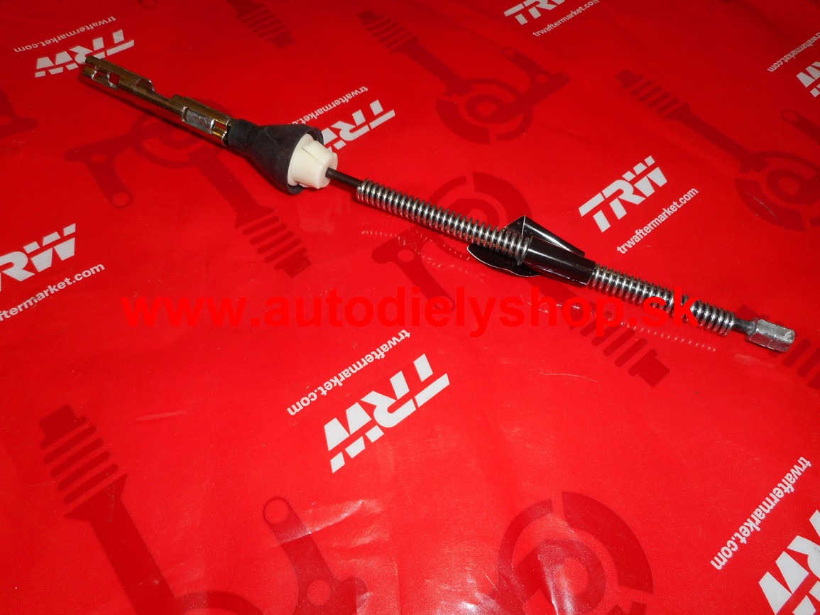 Mazda 2 04/03- ťažné lanko parkovacej brzdy  zadné obojstranné