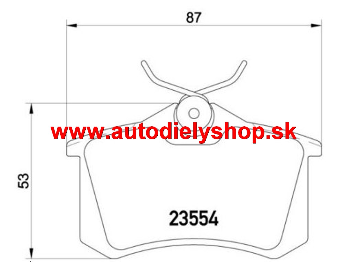 Citroen C4 CACTUS 07/14- zadné platničky sada /TEXTAR/