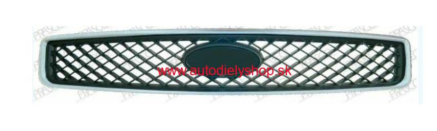 Ford FUSION 8/02-10/05 predná maska chrom/čierna