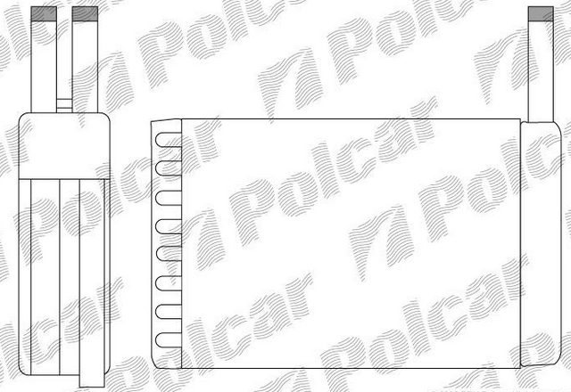 Ford FIESTA III 4/89-8/96 radiator kurenia 1,0
