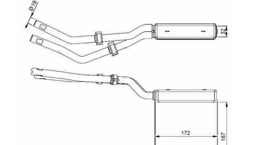 Ford FOCUS 2/2008- radiator kurenia 