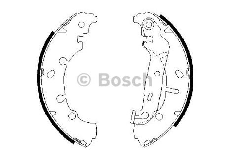 Ford FUSION 8/02-10/05 sada brzdových čeľustí /BOSCH/