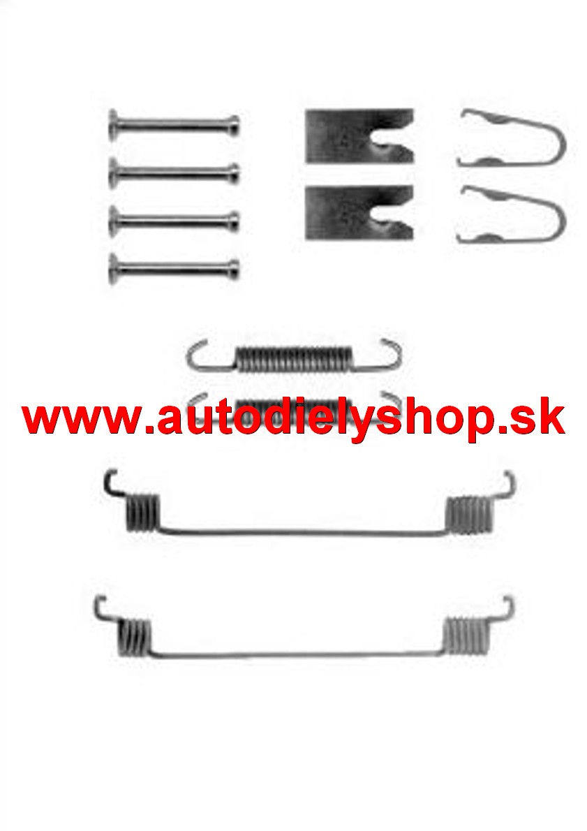 Ford FUSION 8/02-10/05 sada príslušenstva brzdovej čeľuste
