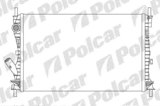 Ford Fusion 8/02-10/05 chladič vody pre 1.6 TDCi