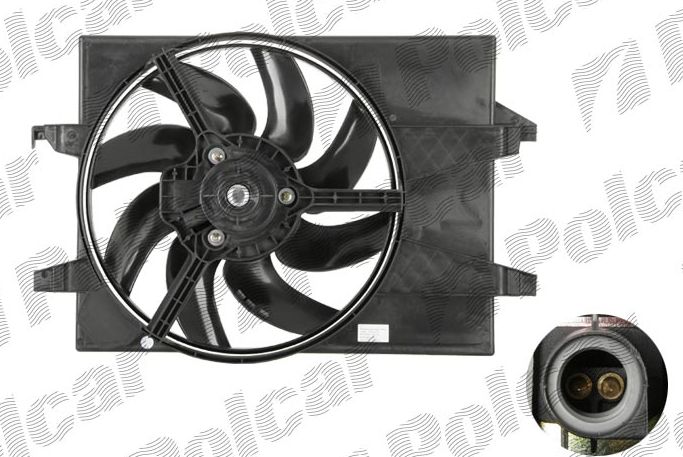 Ford Fusion 8/02-10/05 ventilátor chladičov pre 1.2 i 16V-1.4 i 16V