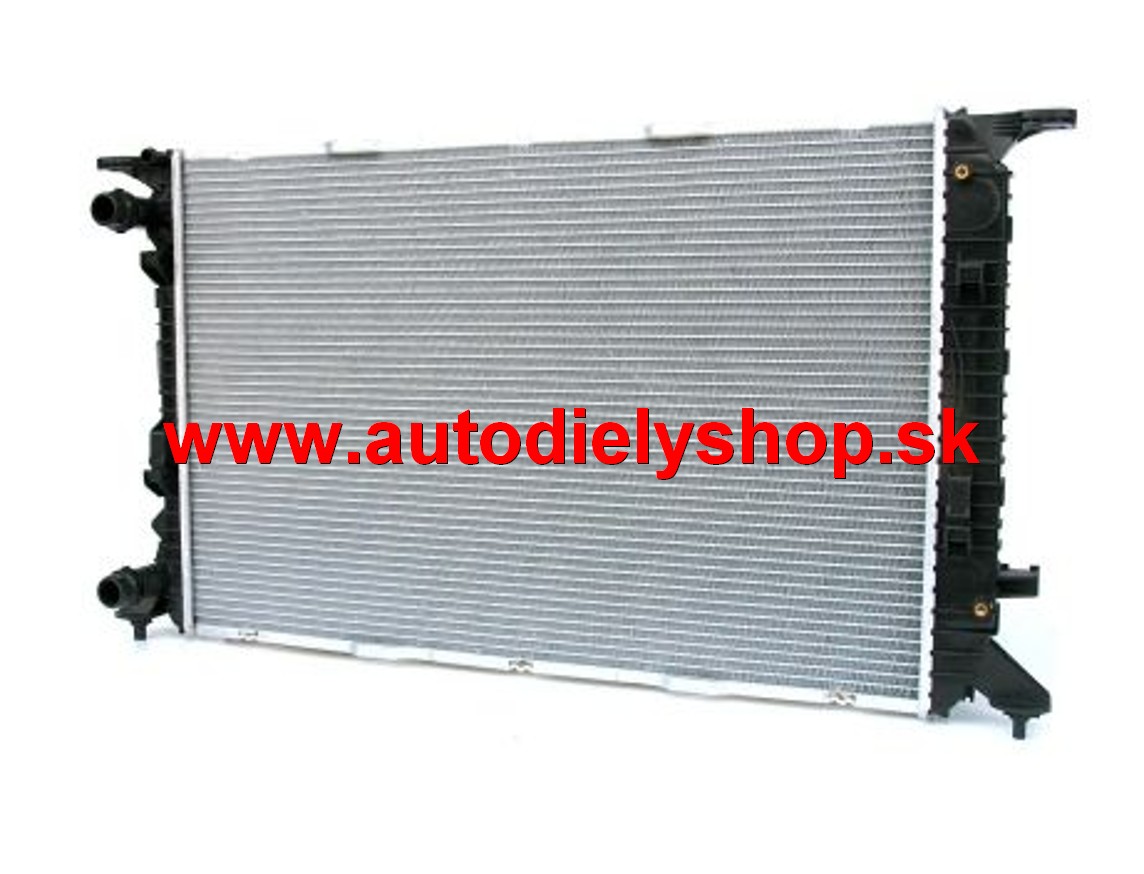 Audi Q3 06/11- chladič vody pre 2,0 TDI