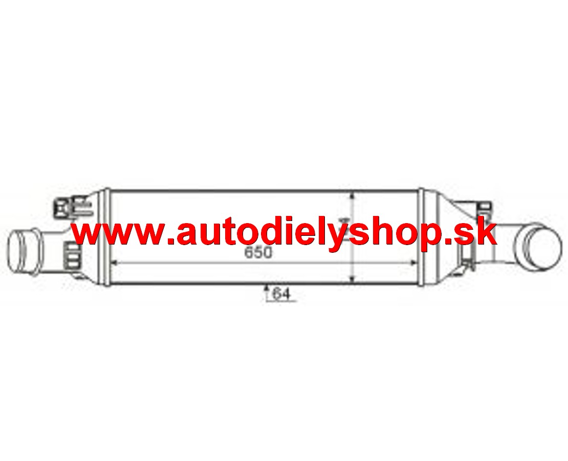 Audi Q3 06/11- chladič vzduchu INTERCOOLER