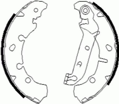 Ford FUSION 08/02-10/05 Zadné brzdové čeluste- sada 