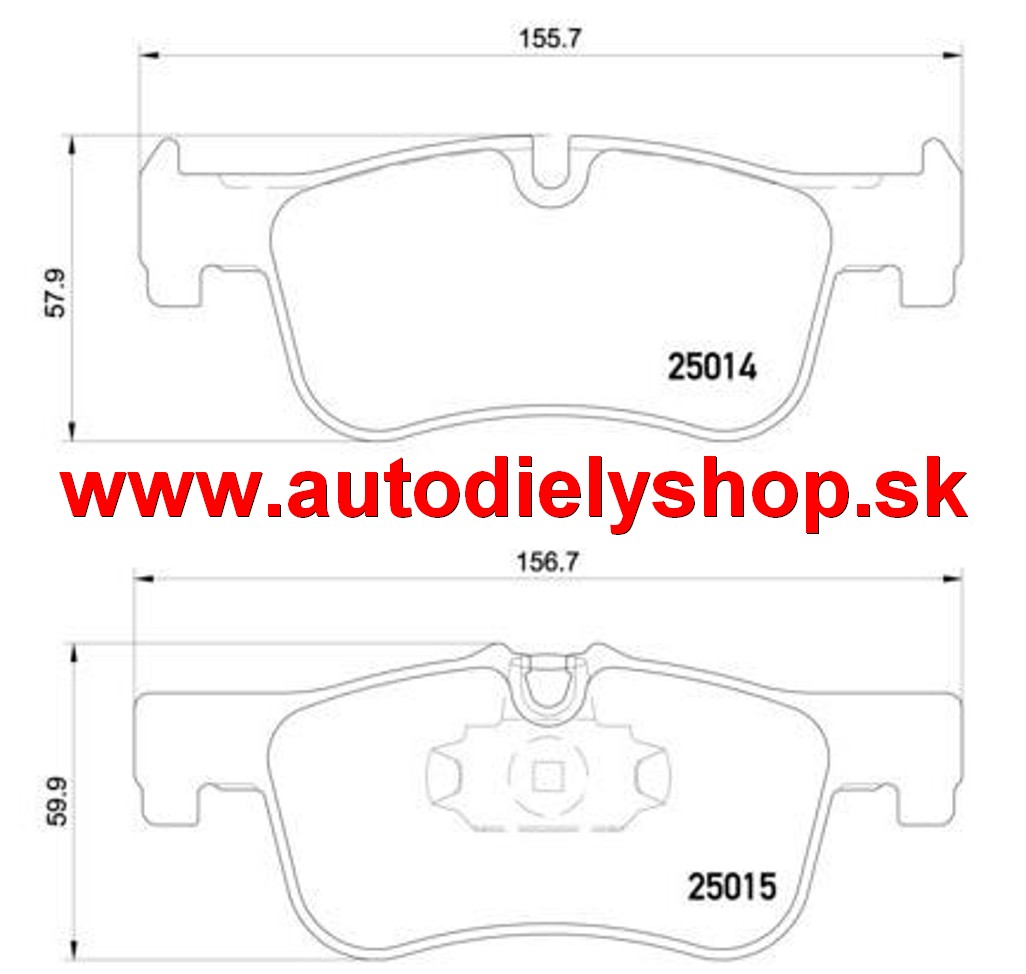 BMW 1 F20 9/2011- predné platničky sada /BREMBO/