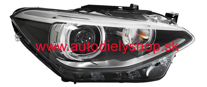 BMW 1 F20 9/2011- predné svetlo BI-XENON D1S+LED aut.ovládané pravé /HELLA/